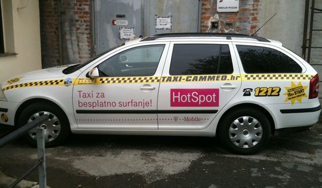 T-Mobile opremio Taxi Cammeo besplatnim internetom