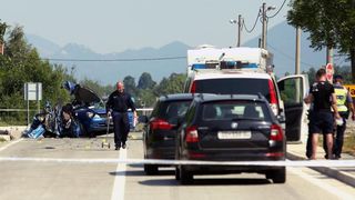 Stravična prometna nesreća u Ličkom Cerju na državnoj cesti D50