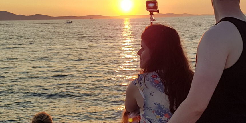 Zalazak sunca i Craft Beer Festival na zadarskoj rivi. Foto: Mladen Malik Zalazak sunca i Craft Beer Festival na zadarskoj rivi. Foto: Mladen Malik