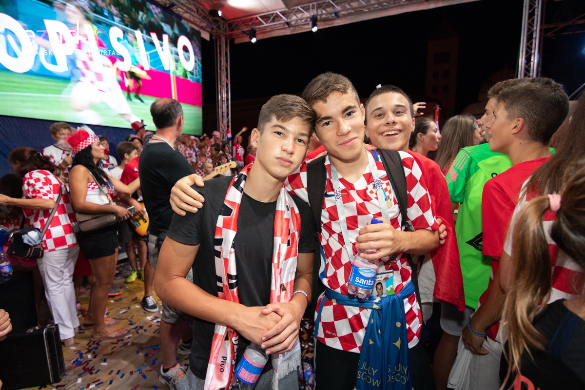 Veličanstven doček četvorice zadarskih Vatrenih