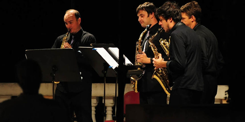 Glazbene večeri u Sv. Donatu: Koncert New Sax kvarteta, foto: N. Marčev Glazbene večeri u Sv. Donatu: Koncert New Sax kvarteta, foto: N. Marčev