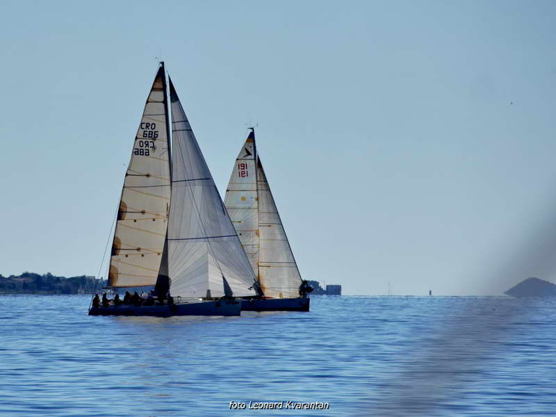 Zadarska Koka 2016. gledana s mora. Foto: Leonard Kvarantan Zadarska Koka 2016. gledana s mora. Foto: Leonard Kvarantan