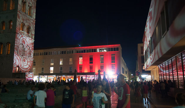 Svečano otvorenje Boutique Hostela Forum uz koncert Dječaka i lightshow, foto: Darko Belančić