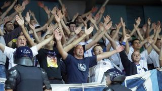 KK Cibona – KK Zadar 80-71. Navijači Zadra, Tornado. Photo: Goran Stanzl/PIXSELL KK Cibona – KK Zadar 80-71. Navijači Zadra, Tornado. Photo: Goran Stanzl/PIXSELL