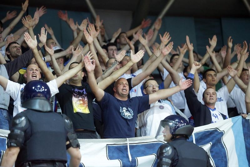 KK Cibona – KK Zadar 80-71. Navijači Zadra, Tornado. Photo: Goran Stanzl/PIXSELL KK Cibona – KK Zadar 80-71. Navijači Zadra, Tornado. Photo: Goran Stanzl/PIXSELL