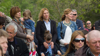 Misa na ostacima crkve na Petrini, foto: Leo Banić Misa na ostacima crkve na Petrini, foto: Leo Banić