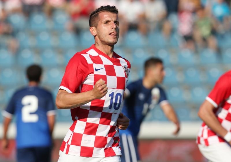 07.06.2015., Varazdin – Prijateljska nogometna utakmica izmedju Hrvatske i Gibraltara. Photo: Goran Stanzl/PIXSELL