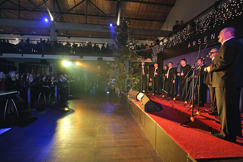 Božićni koncert klape Intrade u Arsenalu (foto: Marin Gospić)