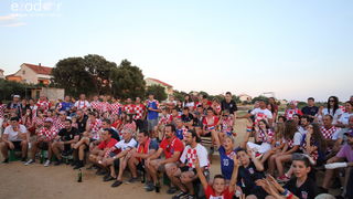 Bibinje: Navijanje za Vatrene i fešta nakon pobjede nad Engleskom