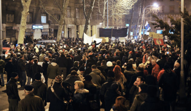 Prosvjed (Foto:CROPIX)