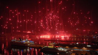 Split 130111.
Ponocna bakljada povodom 100 rodjendana Hajduka.
fotoFedja Klaric / CROPIX Split 130111.
Ponocna bakljada povodom 100 rodjendana Hajduka.
fotoFedja Klaric / CROPIX