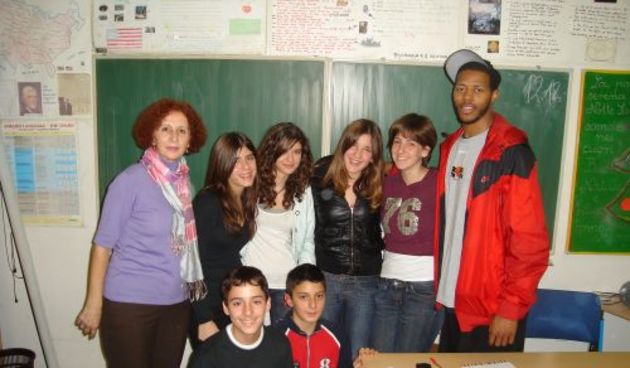 Juby Johnson u posjeti zadarskoj OS “Simuna Kozicica Benje”