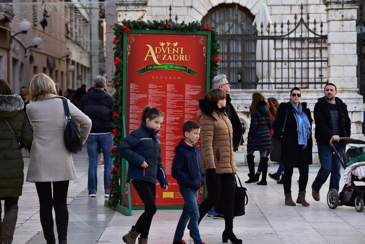 Advent u Zadru: Prekrasno subotnje jutro u Zadru