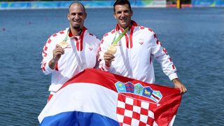 Rio de Janeiro, Brazil – Braća Sinkovic, Martin i Valent, osvajači su olimpijske zlatne medalje u utrci dvojaca na pariće.  Photo: Igor Kralj/PIXSELL