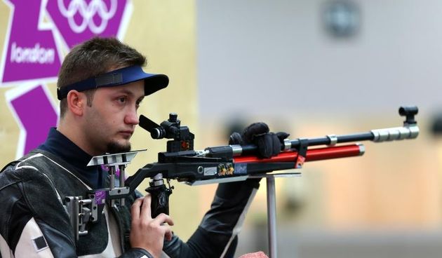 29.07.2012., London – Ljetne Olimpijske igre 2012. Zracna puska 10 metara – kvalifikacije. Petar Gorsa. Photo: Sanjin Strukic/PIXSELL