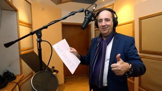 Mladen Grdović snima pjesmu na engleskom jeziku. Photo: Goran Jakus/PIXSELL