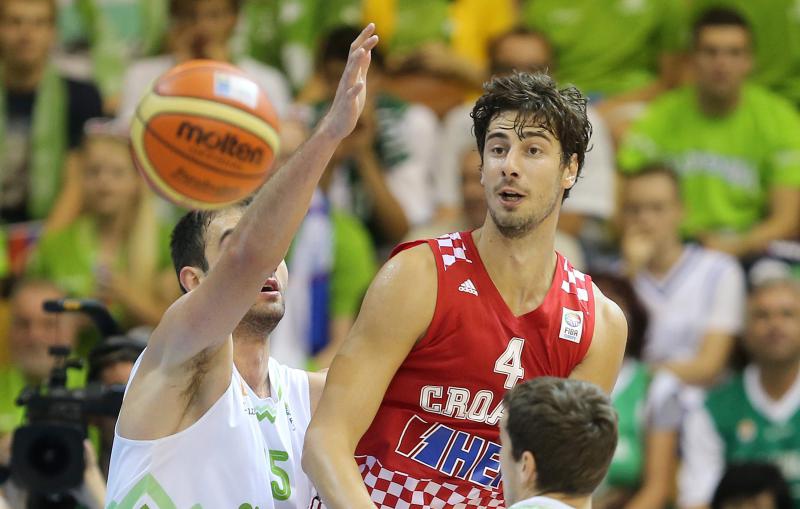 Europsko prvenstvo u kosarci Eurobasket Slovenija 2013., skupina C. Slovenija – Hrvatska 74-76. Photo: Igor Kralj/PIXSELL Europsko prvenstvo u kosarci Eurobasket Slovenija 2013., skupina C. Slovenija – Hrvatska 74-76. Photo: Igor Kralj/PIXSELL