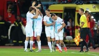 Stadion Kantrida, Rijeka – Prva utakmica 4. pretkola Europske lige, HNK Rijeka – VfB Stuttgart. Photo: Igor Kralj/PIXSELL Stadion Kantrida, Rijeka – Prva utakmica 4. pretkola Europske lige, HNK Rijeka – VfB Stuttgart. Photo: Igor Kralj/PIXSELL
