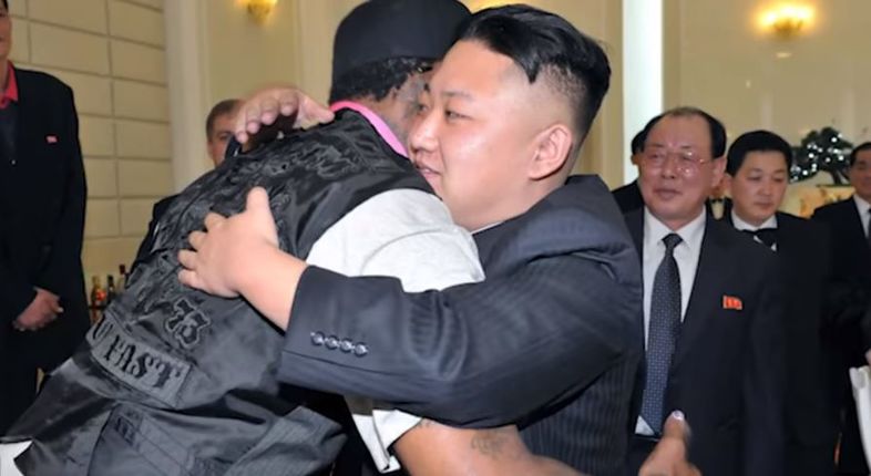 Dennis Rodman i Kim Jong Un Dennis Rodman i Kim Jong Un
