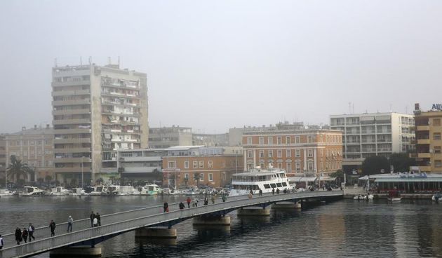 26.10.2013., Zadar – Nad Zadrom u jutarnjim satima nadvila se magla. Photo: Filip Brala/PIXSELL