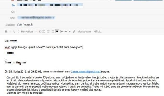 Screenshot: GMail, Facebook