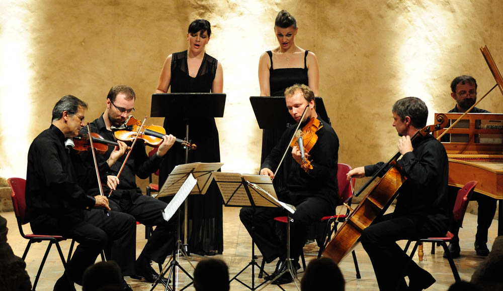 U sklopu 51. Glazbenih večeri u Sv. Donatu, sinoć su u Zadru gostovali Zagrebački kvartet, čembalist Pavao Mašić, te solistice Adela Golac-Rilović i Nera Gojanović-Kljajić, foto: Nenad Marčev