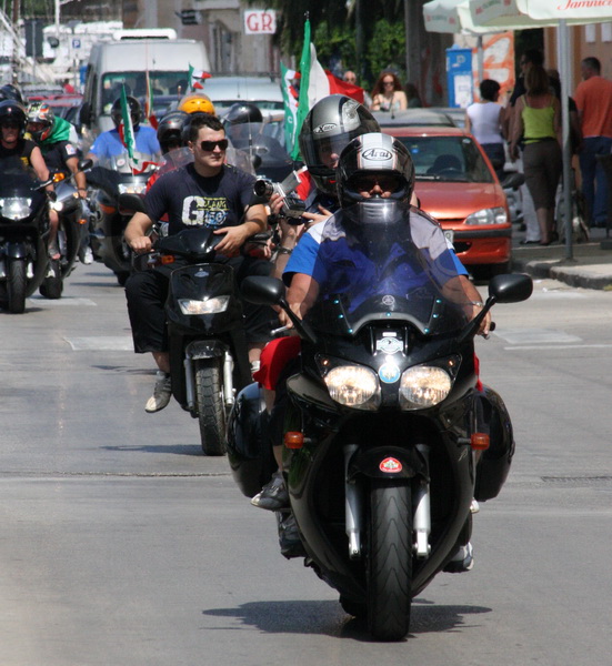 Karusel bikera na Branimirovoj obali u Zadru, Foto: Mladen Malik
