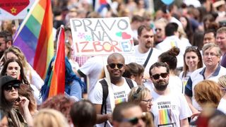 Održan je XV Zagreb Pride pod motom Još Hrvatska ni propala. Photo: PIXSELL Održan je XV Zagreb Pride pod motom Još Hrvatska ni propala. Photo: PIXSELL