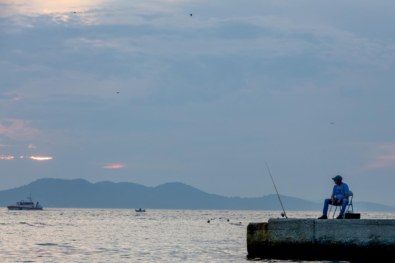 Smiraj rujanskog dana u Zadru Smiraj rujanskog dana u Zadru
