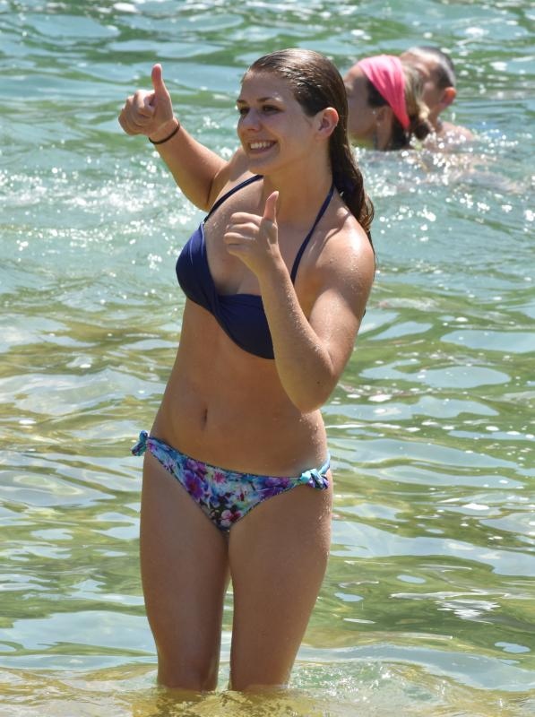 Vrelo ljeto u Nacionalnom parku Krka, hlađenje u Skradinskom buku. Photo: Hrvoje Jelavić/PIXSELL Vrelo ljeto u Nacionalnom parku Krka, hlađenje u Skradinskom buku. Photo: Hrvoje Jelavić/PIXSELL