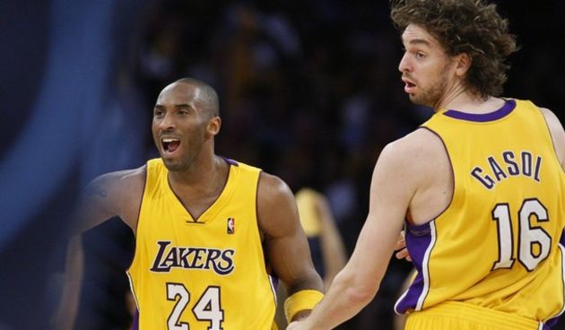Bryant i Gasol (Foto:Reuters)