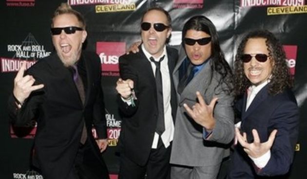 Metallica prije nastupa u Kući slavnih (Foto: chinadaily.com.cn)