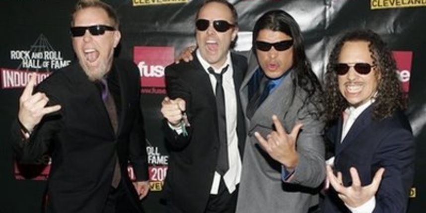 Metallica prije nastupa u Kući slavnih (Foto: chinadaily.com.cn)