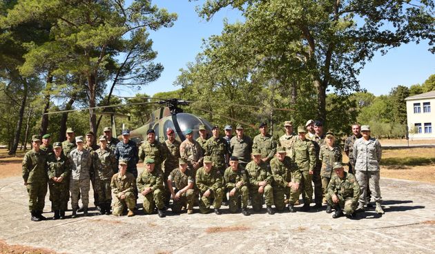 Dočasnici NATO zemalja posjetili bazu Zemunik