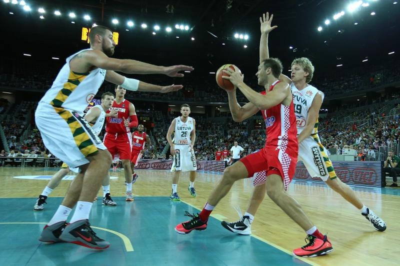 Arena Zagreb, Pripremna košarkaška utakmica Hrvatska – Litva 94-80, Foto: alibor Urukalović/PIXSELL