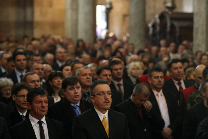 Zadar, 241112.
Obiljezavanje Dana grada Zadra i dolazak generala Ante Gotovine pocasnog gradjanina grada Zadra. General Gotovina na svetoj misi u katedrali Sv. Stosije.
Foto: Jure Miskovic / CROPIX Zadar, 241112.
Obiljezavanje Dana grada Zadra i dolazak generala Ante Gotovine pocasnog gradjanina grada Zadra. General Gotovina na svetoj misi u katedrali Sv. Stosije.
Foto: Jure Miskovic / CROPIX