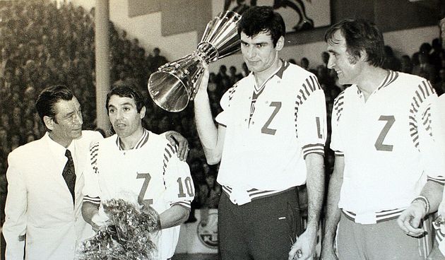 Leo Pincetić, Giuseppe Pino Giergia, Krešimir Ćosić i Zdravko Jerak