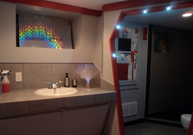 Mini Enterprise u domu najvećeg fana Star Treka, foto: Line Rainville