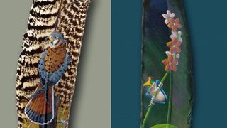 Slikarije na perju (foto: Andfunforall.blogspot.com)