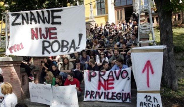 Prosvjed u Rijeci (Foto: Željko Sop/CRPIX)