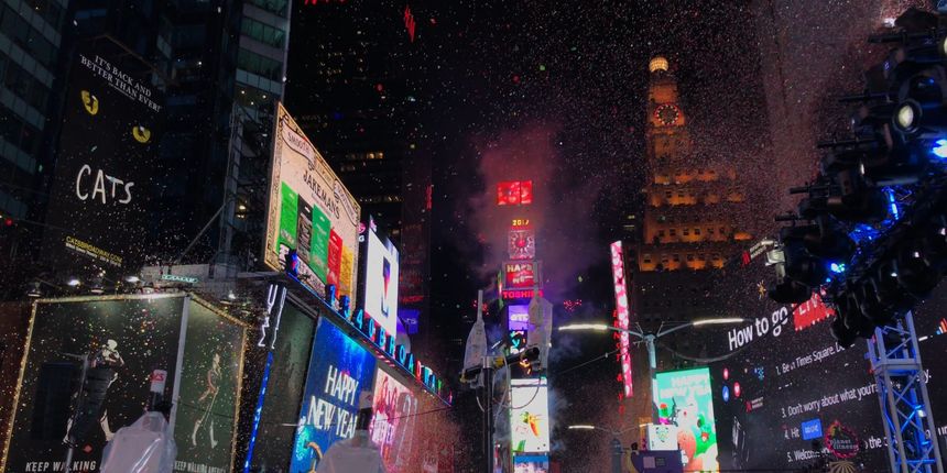 Doček Nove 2017. na Times Squareu