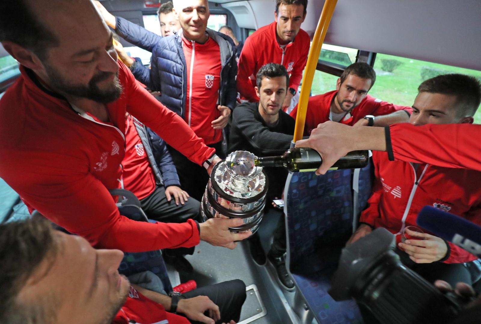 Davis Cup reprezentativci se vratili u Hrvatsku