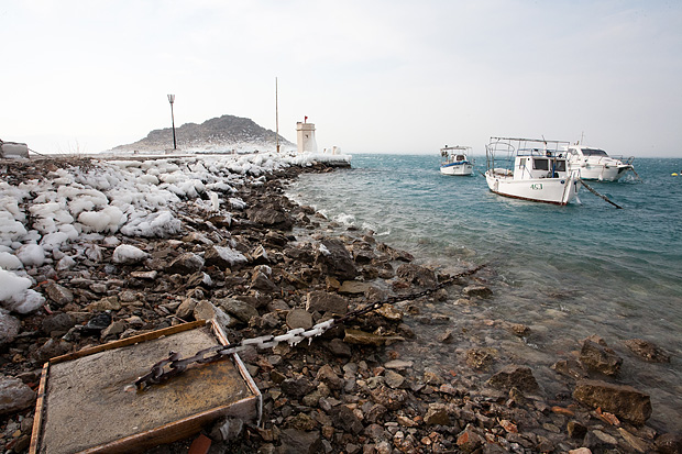 Senj u zagrljaju ledenog pokrivača, foto: Leo Banić