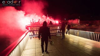 Okupljanje Tornada na Forumu i korteo do Krešinog doma Okupljanje Tornada na Forumu i korteo do Krešinog doma