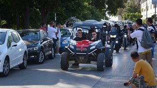 Defile bajkera ulicama Zadra u povodu 10. rođendana Moto kluba Beštije. Foto: Jadra NeveraZD Defile bajkera ulicama Zadra u povodu 10. rođendana Moto kluba Beštije. Foto: Jadra NeveraZD