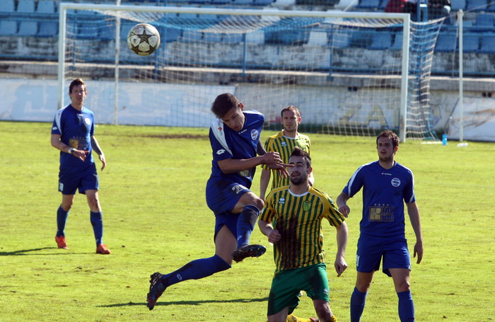 Zadar, 060413. 
Stadion na Stanovima.
Utakmica 26. kola prve HNL izmedju NK Zadar i NK Istra. Na fotografiji: igrac Zadra Marcel Heister.
Foto: Jure Miskovic / CROPIX