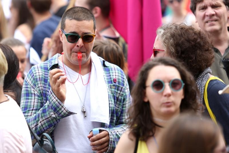 Održan je XV Zagreb Pride pod motom Još Hrvatska ni propala. Photo: PIXSELL Održan je XV Zagreb Pride pod motom Još Hrvatska ni propala. Photo: PIXSELL