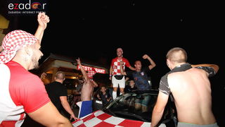 Bibinje: Navijanje za Vatrene i fešta nakon pobjede nad Rusijom