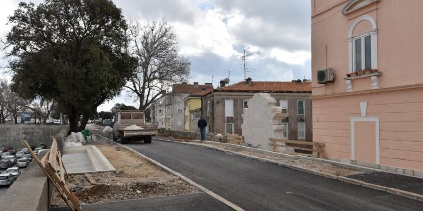 Pri kraju radovi na sanaciji vrata sv. Krševanu u zadarskom Muraju. Foto: Dino Stanin/PIXSELL