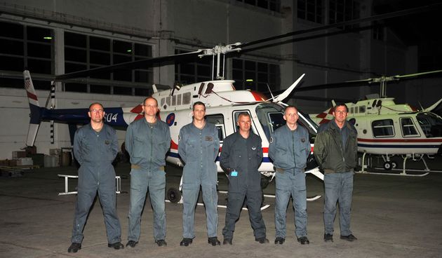 Završena obuka i trenaža noćnog letenja u eskadrili helikoptera. Foto: T. Brandt/MORH